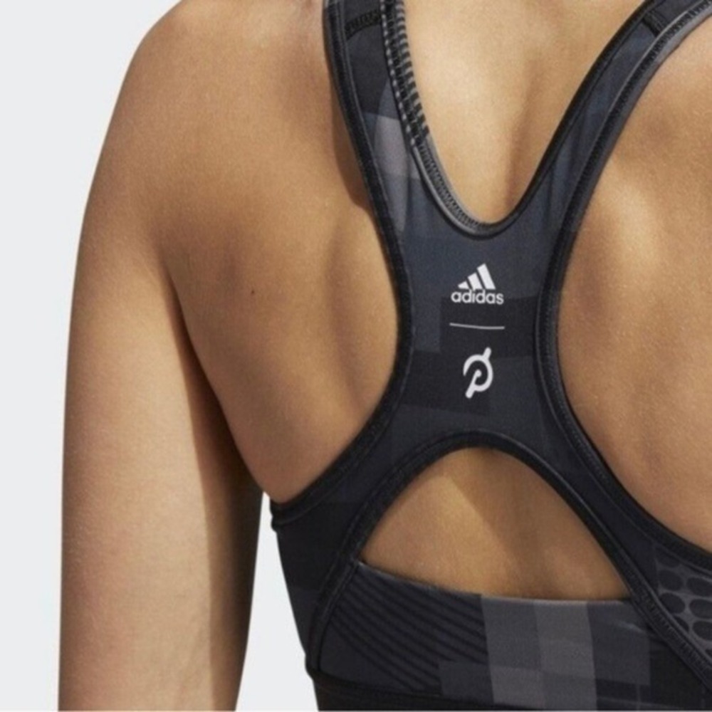 Adidas x Peloton Digi Motion HEAT.RDY Believe This Bra Graphic Print XS NEW - Picture 15 of 16